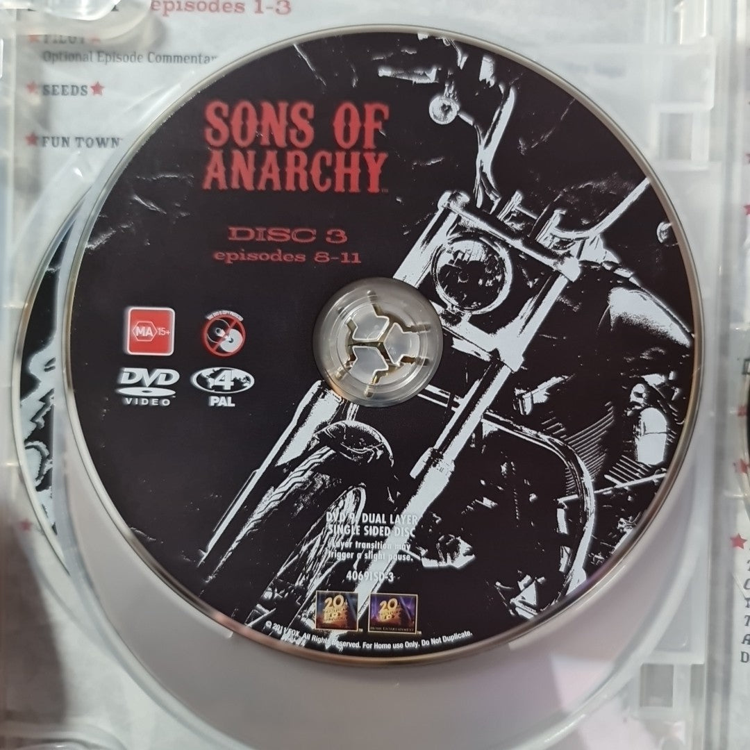 Sons of Anarchy : Season 1 (DVD, Region 4, 2008) Free Postage 4