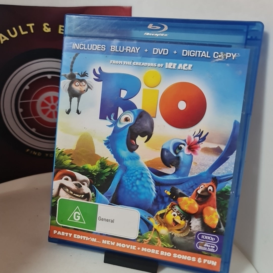 Rio (Blu-ray + DVD, Region B,4, 2011) Free Postage 0