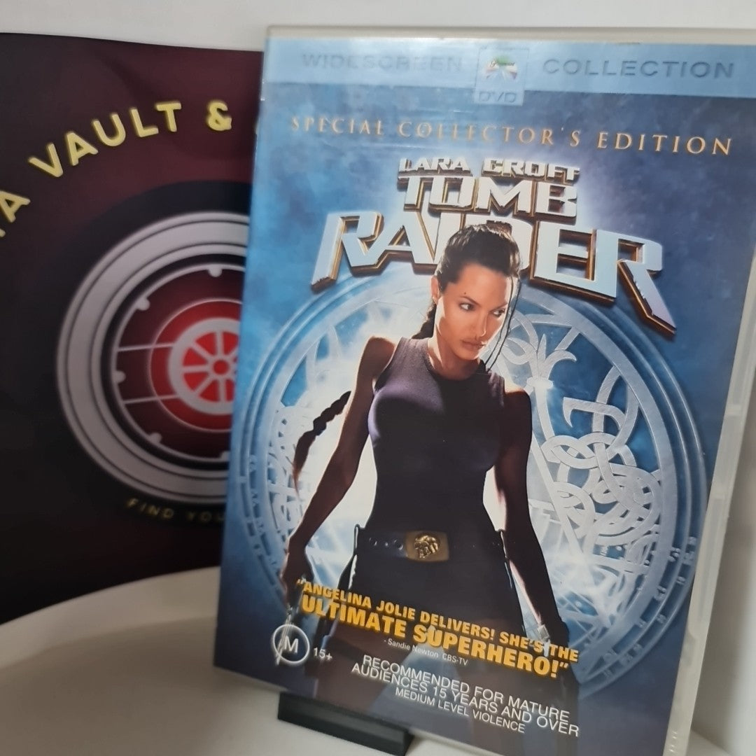 Lara Croft Tomb Raider W/ Booklet (DVD, Region 4, 2001) Free Postage 0