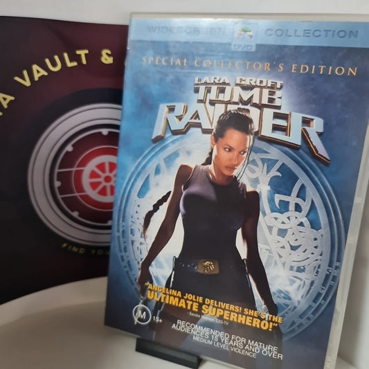 Lara Croft Tomb Raider W/ Booklet (DVD, Region 4, 2001) Free Postage 0