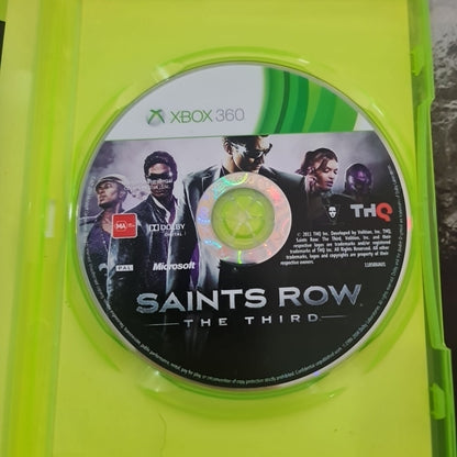 Saints Row The Third W/ Booklet (XBOX 360 Game, PAL) Free Postage  2