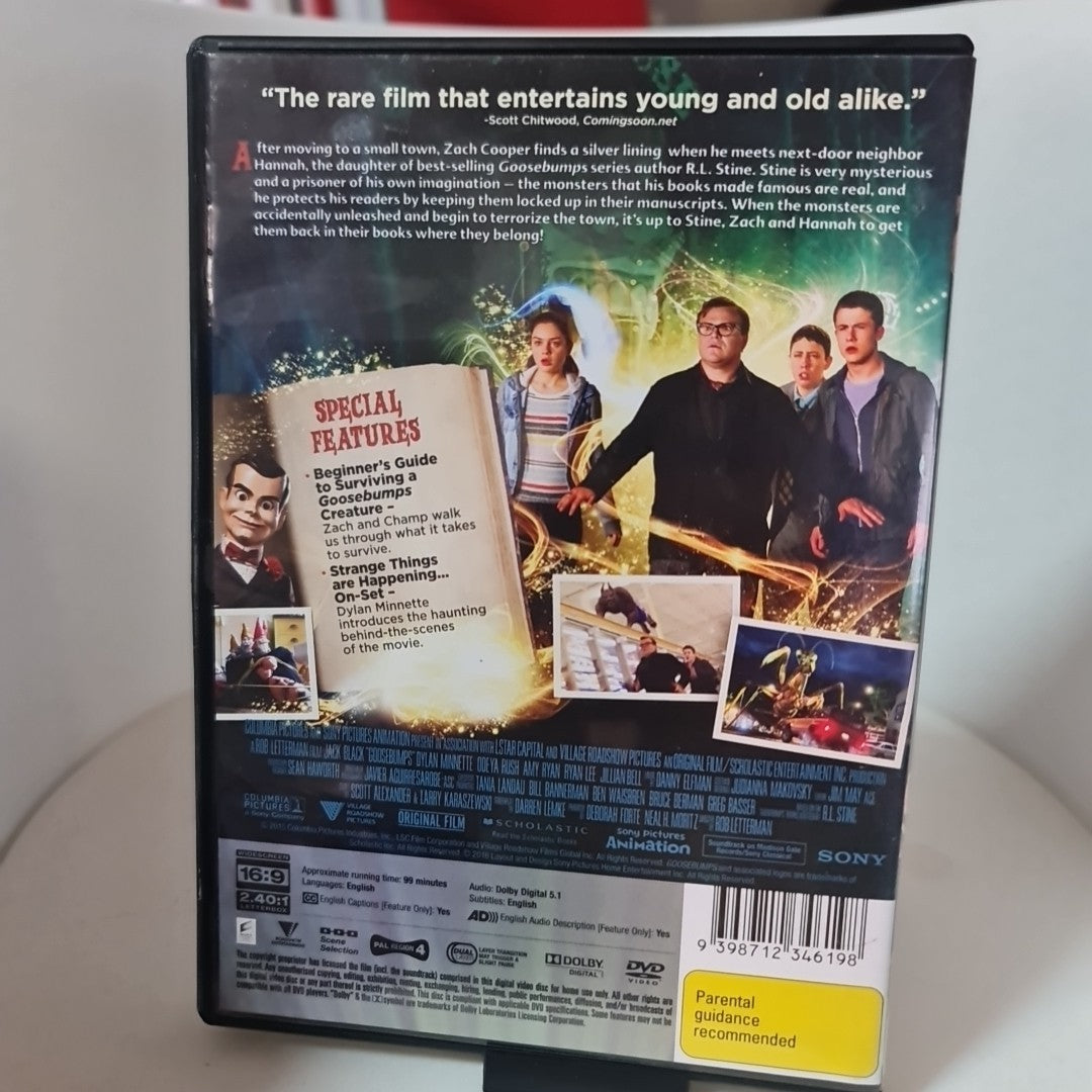 Goosebumps (DVD, Region 4, 2015) Free Postage 1