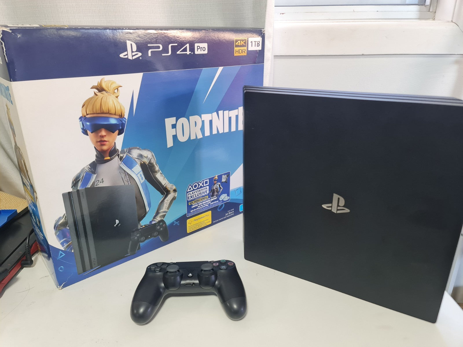 Boxed PlayStation 4 PS4 Pro 1TB Console | Black | Controller & Cable CIB| Tested0