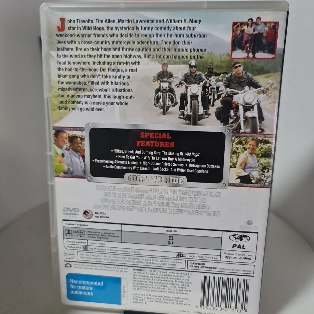 Wild Hogs  (DVD, Region 4, 2007) Free Postage 1