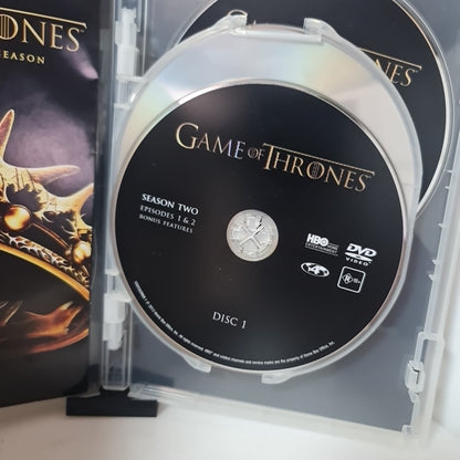 Game of Thrones : Season 2 W/ Booklet (DVD, Region 4, 2012) Free Postage 5