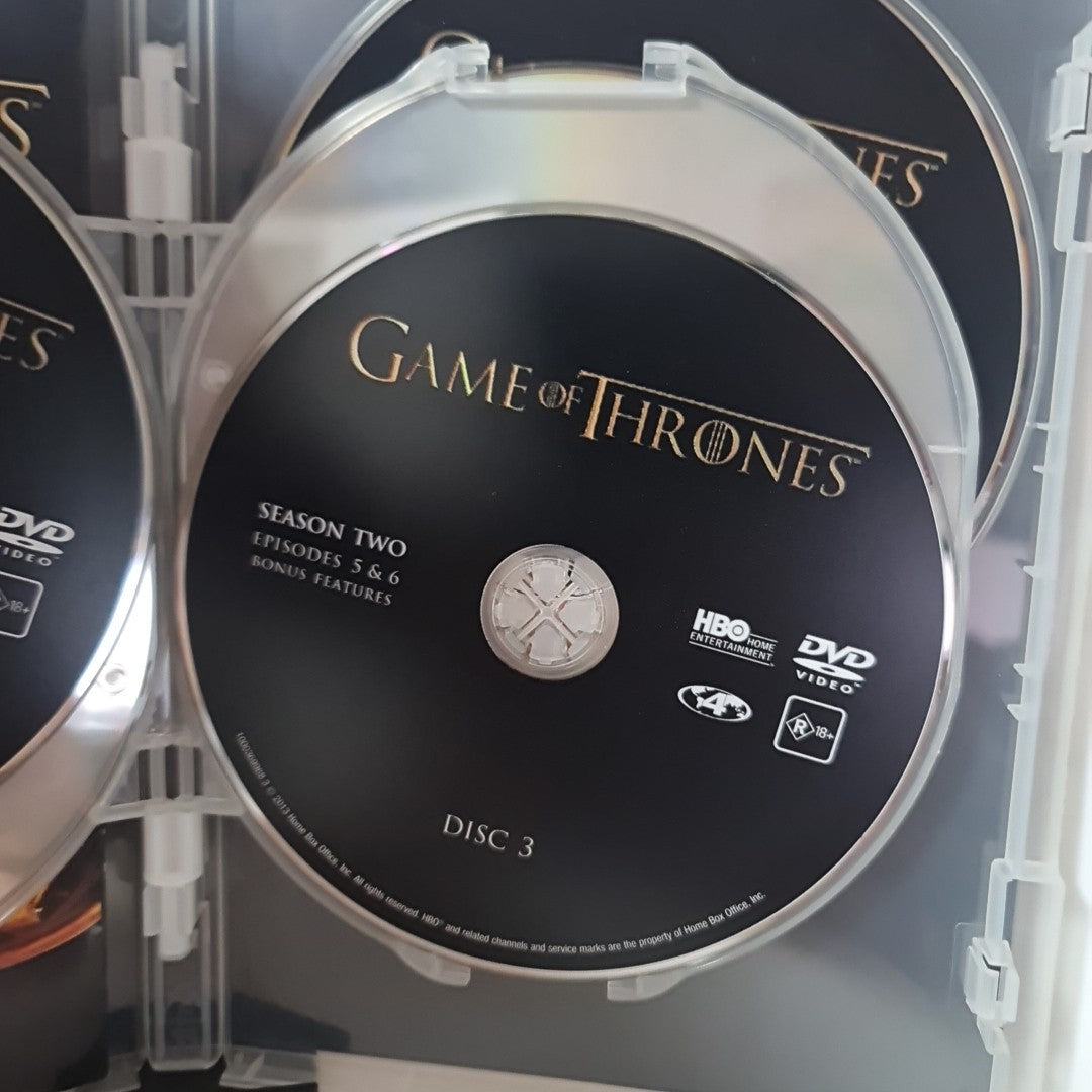 Game of Thrones : Season 2 W/ Booklet (DVD, Region 4, 2012) Free Postage 4