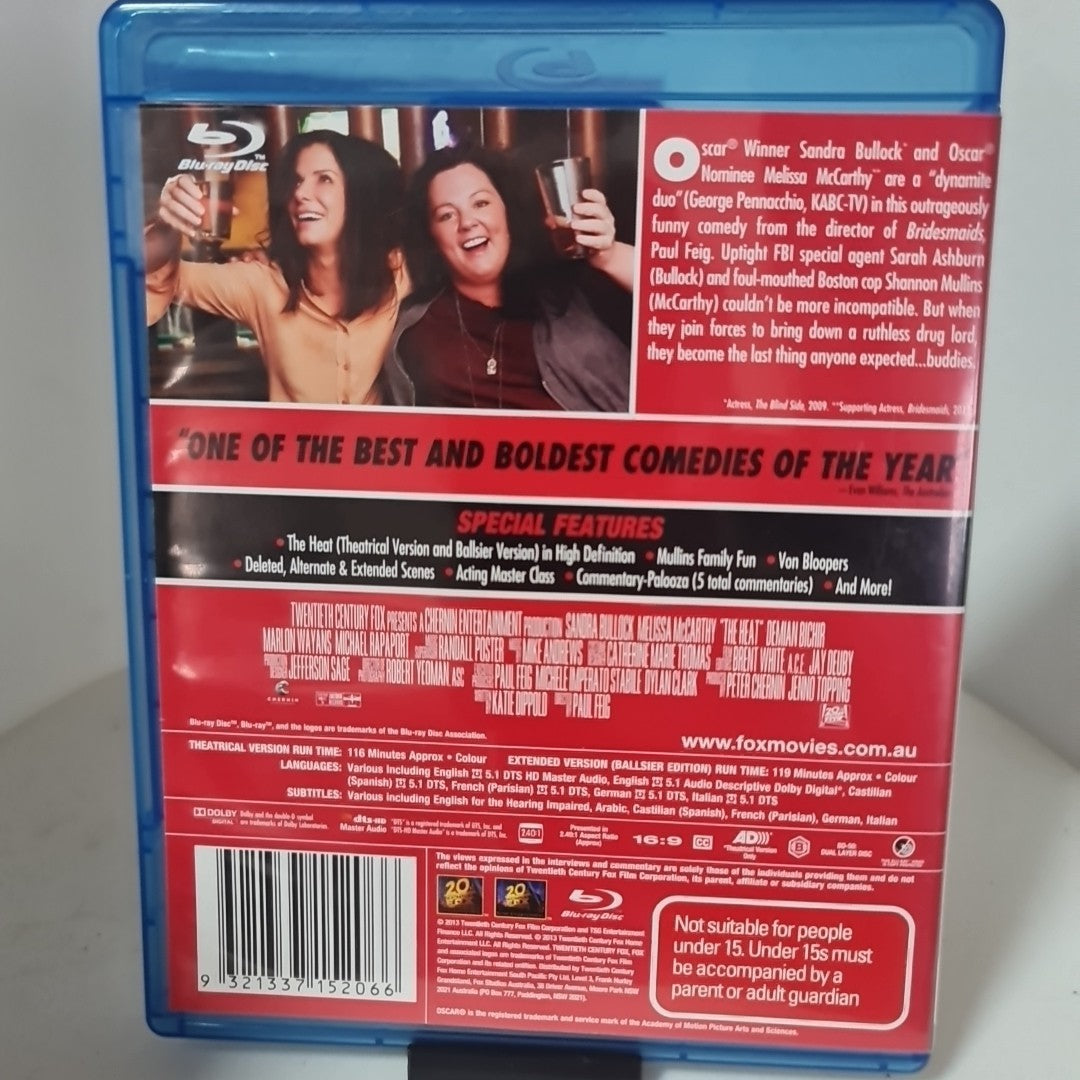The Heat (Blu-ray, Region B, 2013) Free Postage 1