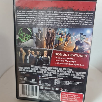 The Purge - Election Year (DVD, Region 2,4,5, 2016) Free Postage 1