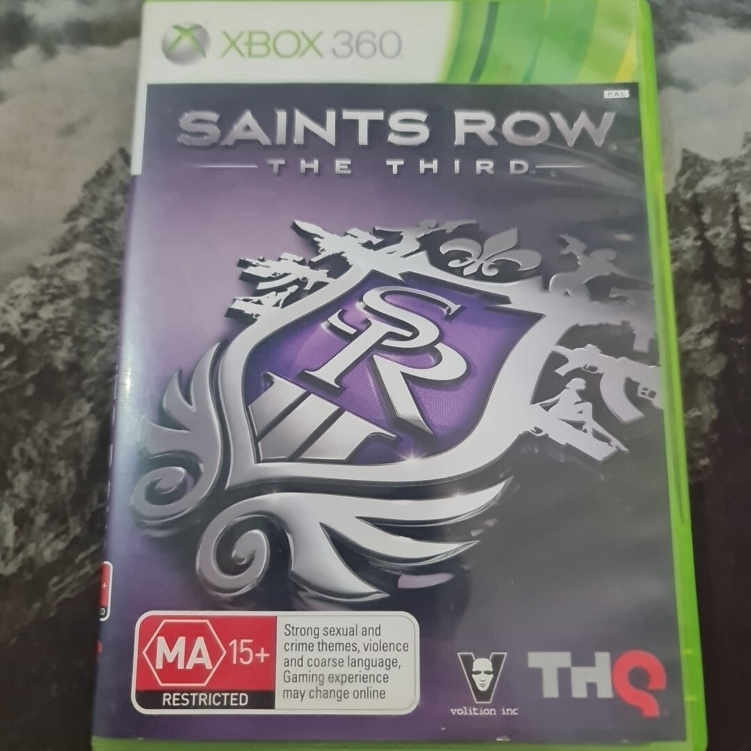 Saints Row The Third W/ Booklet (XBOX 360 Game, PAL) Free Postage  0