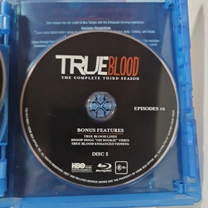 True Blood : Season 3 (Blu-ray, 2011) Free Postage 6