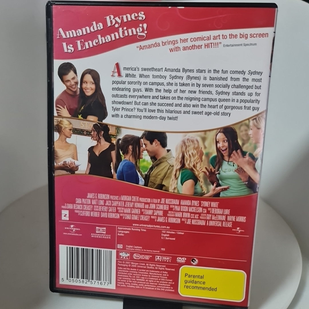 Sydney White (DVD, Region 2,4,5, 2007) Free Postage 1