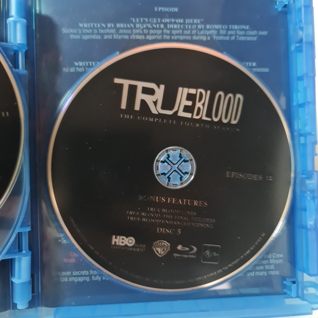 True Blood : Season 4 (Blu-ray, 2012) Free Postage 6