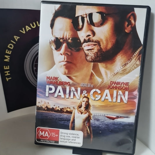 Pain & Gain (DVD, Region 4, 2013) Free Postage 0