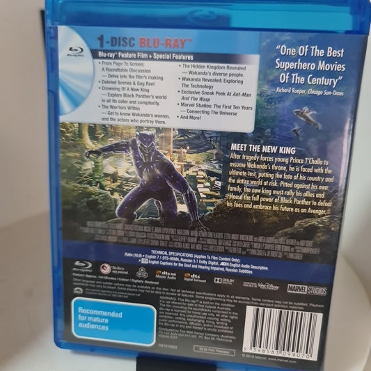 Black Panther (Blu-ray, 2018) Free Postage 1