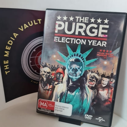 The Purge - Election Year (DVD, Region 2,4,5, 2016) Free Postage 0