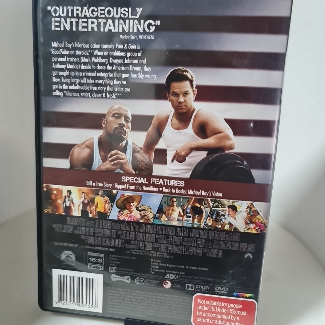 Pain & Gain (DVD, Region 4, 2013) Free Postage 1