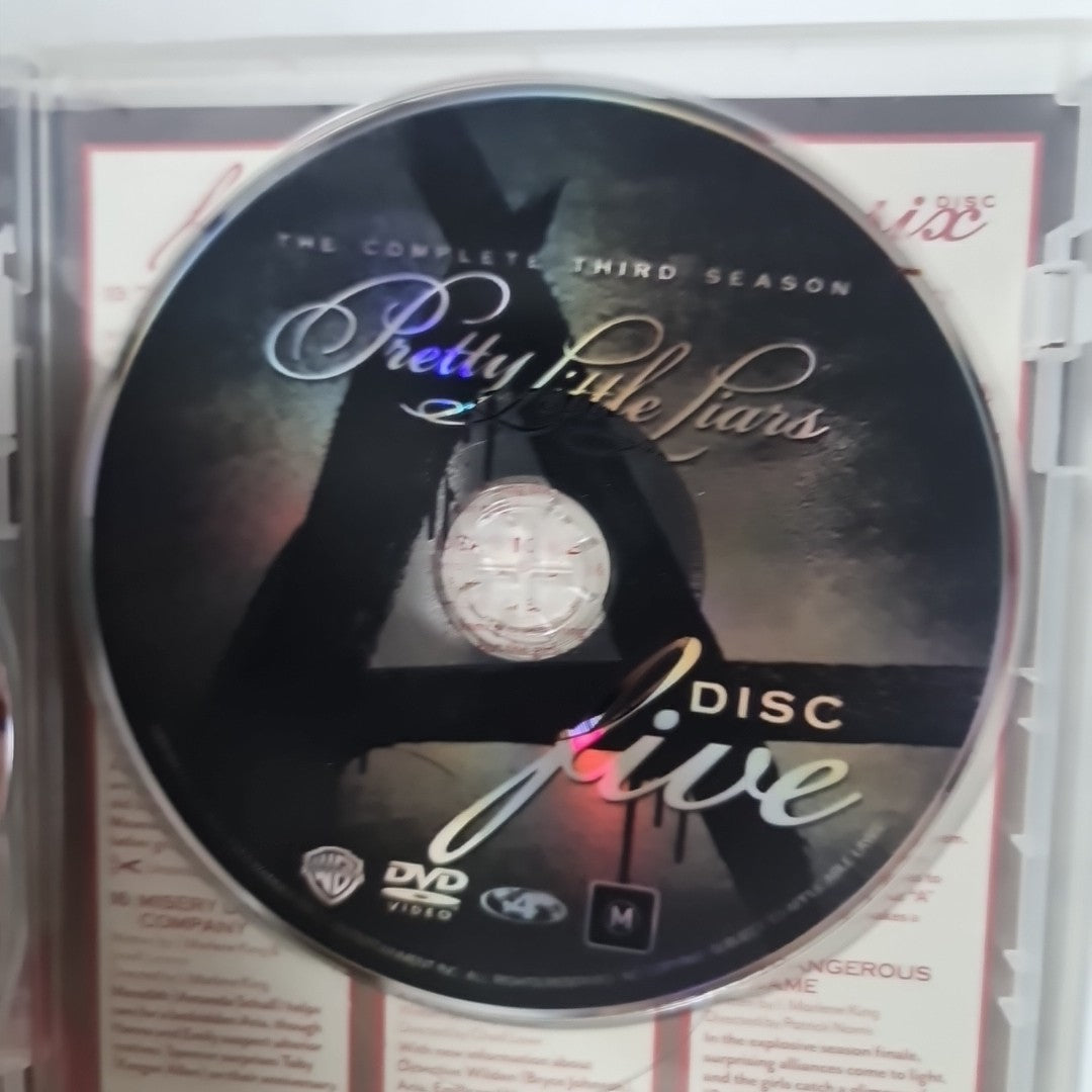 Pretty Little Liars : Season 3 (6 Disc, DVD, Region 4, 2013) Free Postage 6