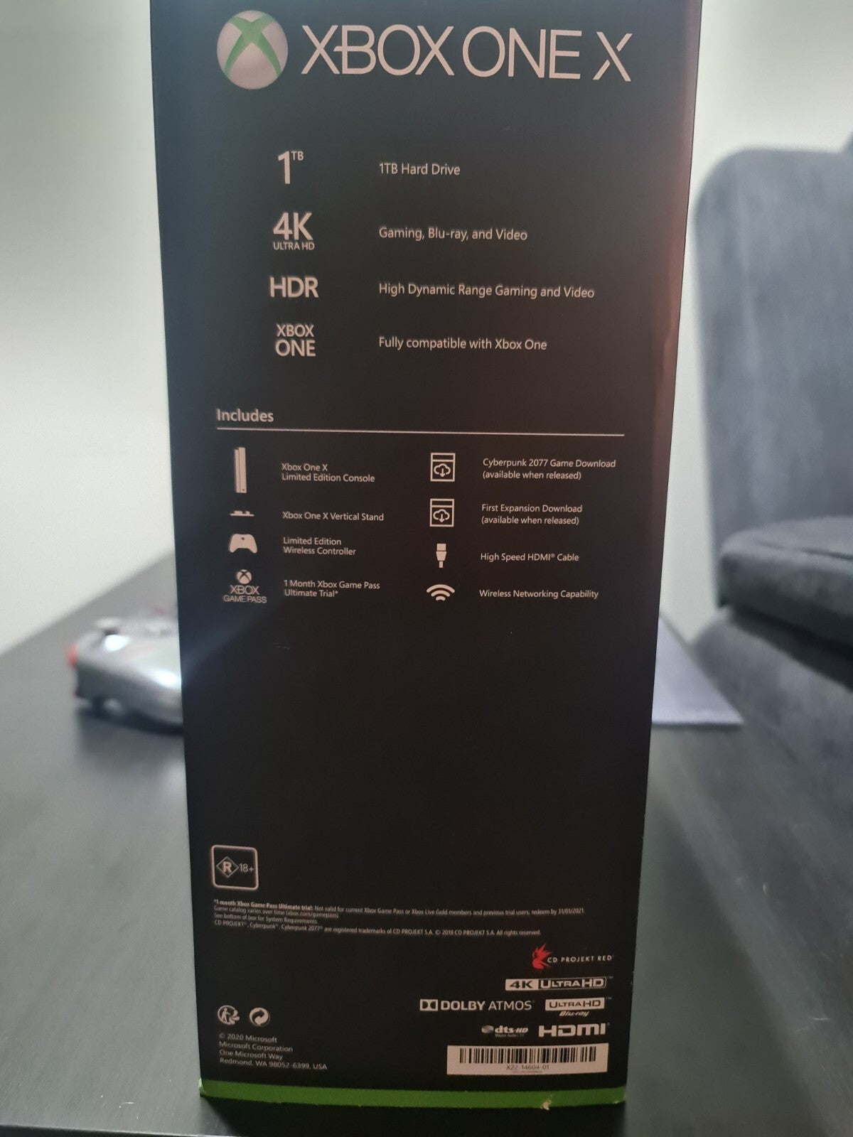 Boxed Xbox One X | Cyberpunk 2077 Limited Edition 1TB Console CIB | Tested6