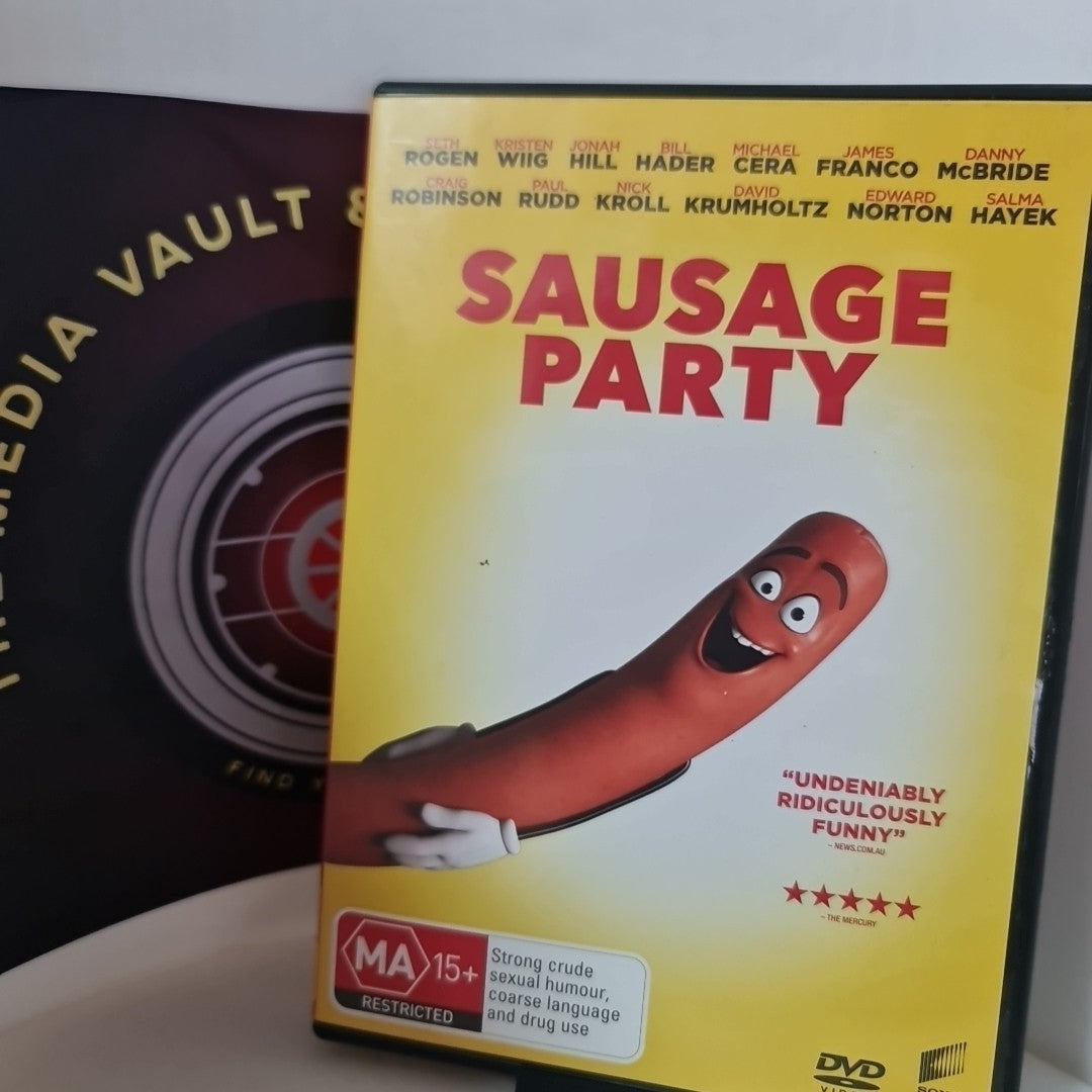 Sausage Party (DVD, Region 2,4,5, 2016) Free Postage 0