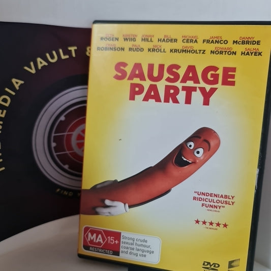 Sausage Party (DVD, Region 2,4,5, 2016) Free Postage 0