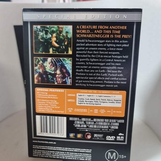 Predator Special Edition (DVD, Region 4, 1987) Free Postage 1