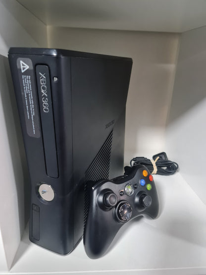 Xbox 360 S 250GB Console | VGC | Black | Controller & Cables | Tested0