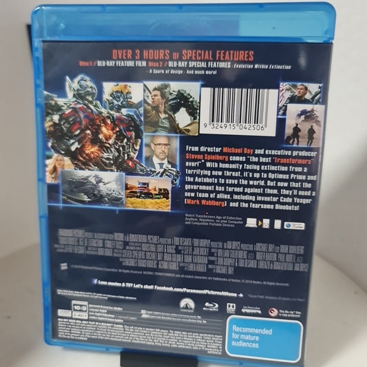 Transformers - Age of Extinction | Bonus Disc (Blu-ray, 2014) Free Postage 1
