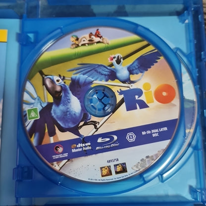 Rio (Blu-ray + DVD, Region B,4, 2011) Free Postage 2