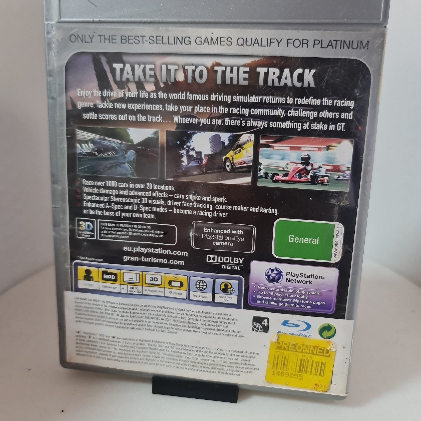 Gran Turismo 5 W/ Manual (PlayStation 3 PS3 Game, PAL) Free Postage  1