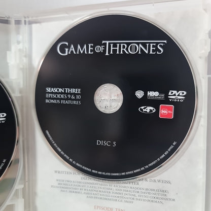 Game of Thrones : Season 3 (DVD, Region 4, 2013) Free Postage 6