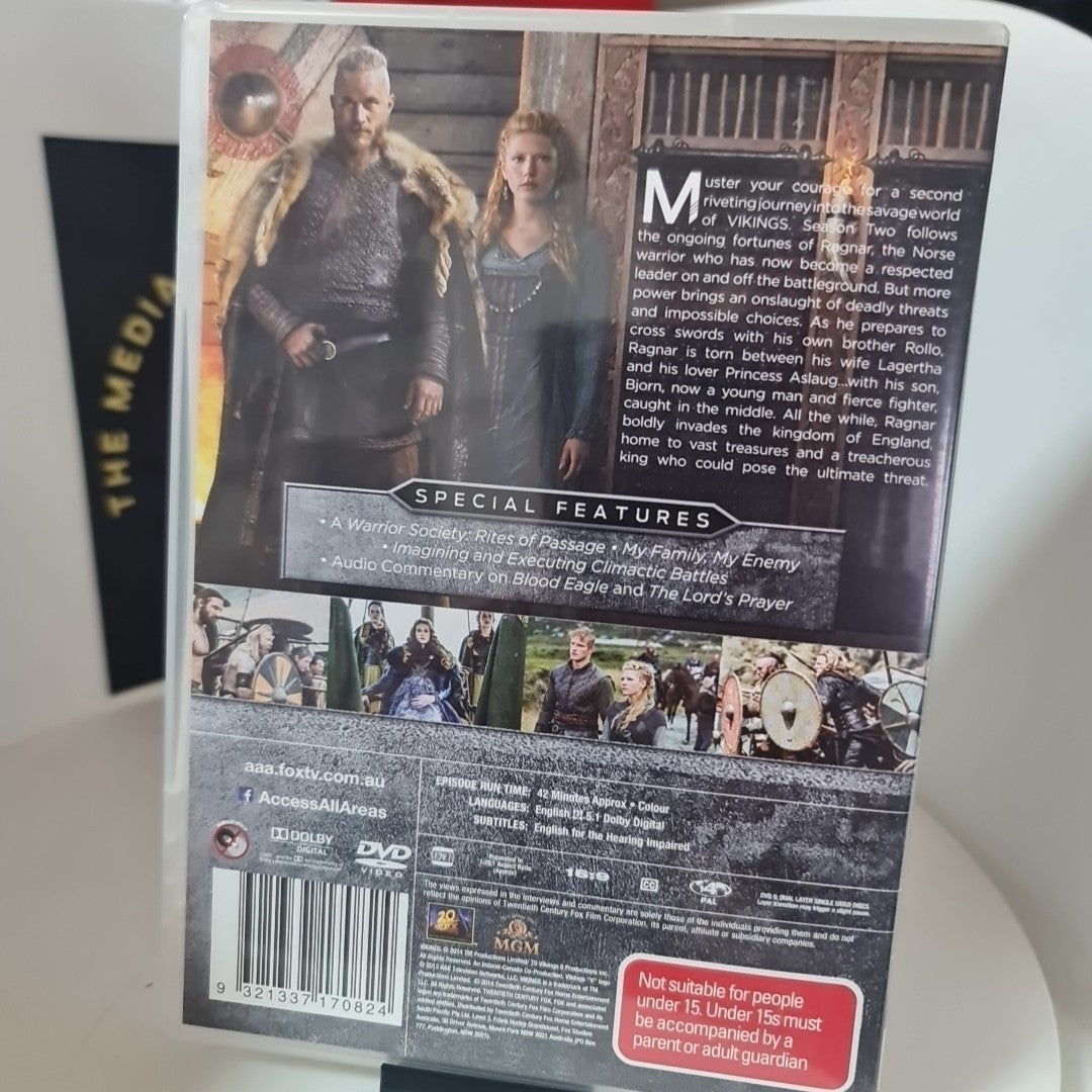 Vikings : Season 2 (DVD, Region 4, 2014) Free Postage 1