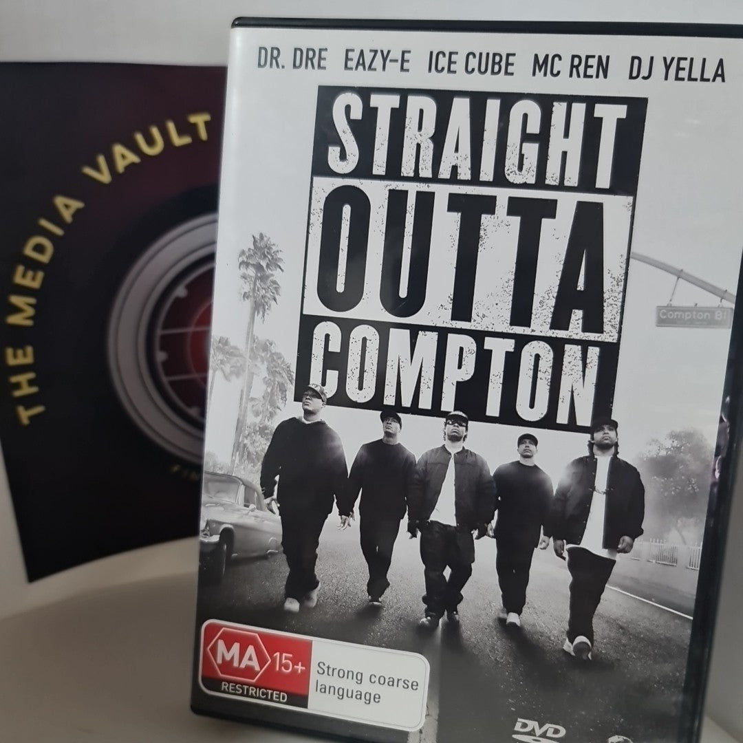 Straight Outta Compton (DVD, Region 2,4,5, 2015) Free Postage 0