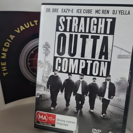 Straight Outta Compton (DVD, Region 2,4,5, 2015) Free Postage 0